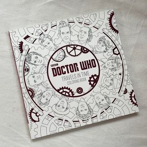 🌲 3/$15 Dr Who Travels in Time coloring book